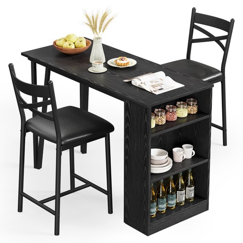 Dining set wood - wood, table